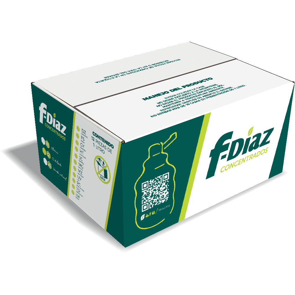 Concentrados F-díaz Caja Con 12 De 1 Litro Rinde 15 L C/u