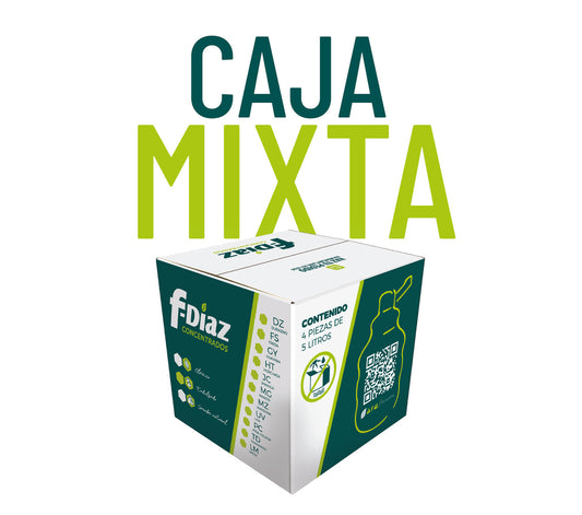 Concentrados F-Díaz Caja MIXTA Con 4 De 5 Litros