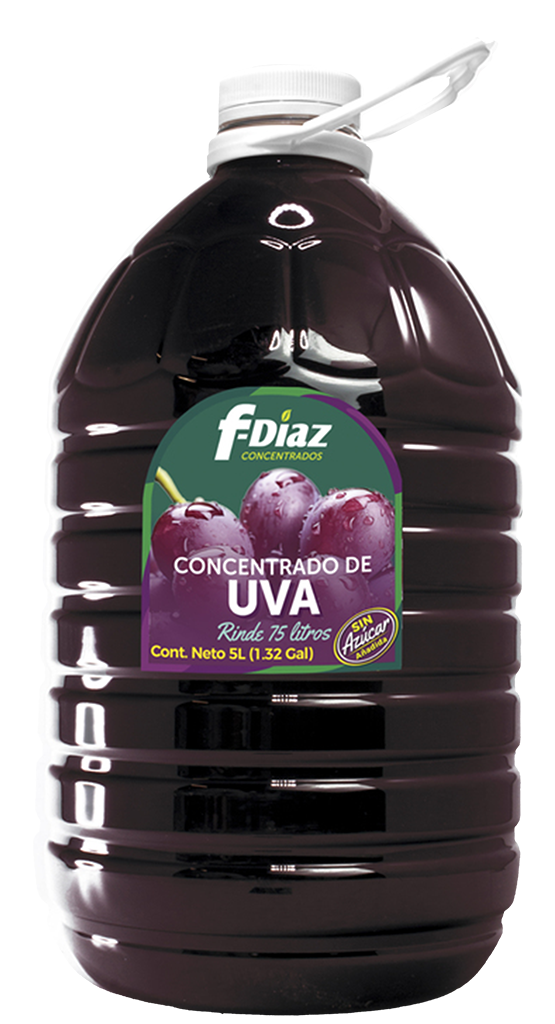 Concentrados F-díaz Caja Con 4 De 5 Litros Rinde 75 L C/u