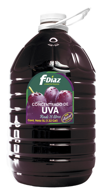 Concentrados F-díaz Caja Con 4 De 5 Litros Rinde 75 L C/u