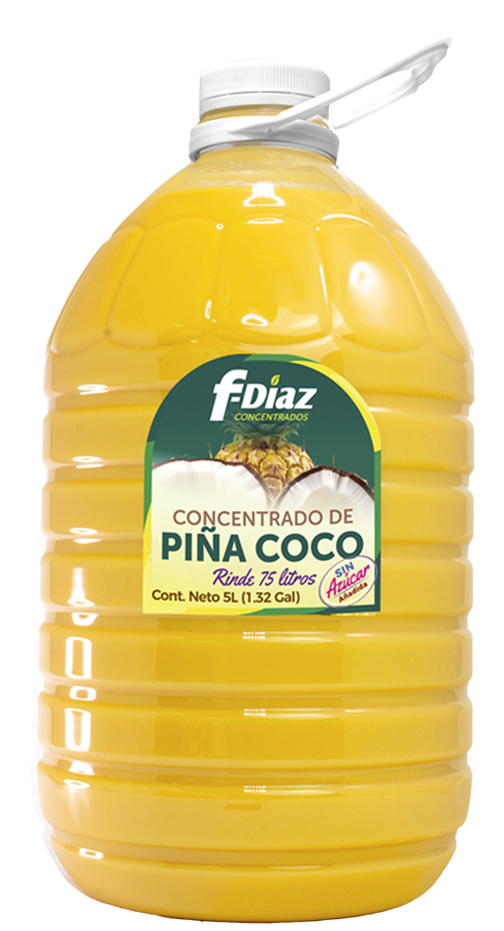 Concentrados F-díaz Caja Con 4 De 5 Litros Rinde 75 L C/u