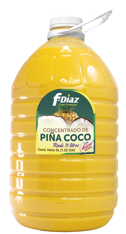 Concentrados F-díaz Caja Con 4 De 5 Litros Rinde 75 L C/u