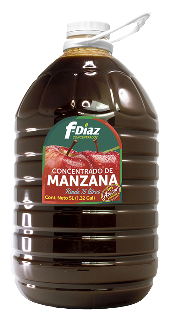 Concentrados F-díaz Caja Con 4 De 5 Litros Rinde 75 L C/u