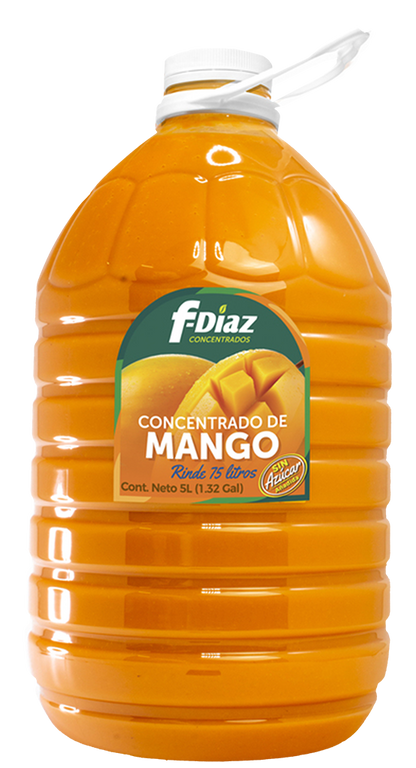 Concentrados F-díaz Caja Con 4 De 5 Litros Rinde 75 L C/u