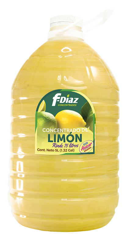 Concentrados F-díaz Caja Con 4 De 5 Litros Rinde 75 L C/u
