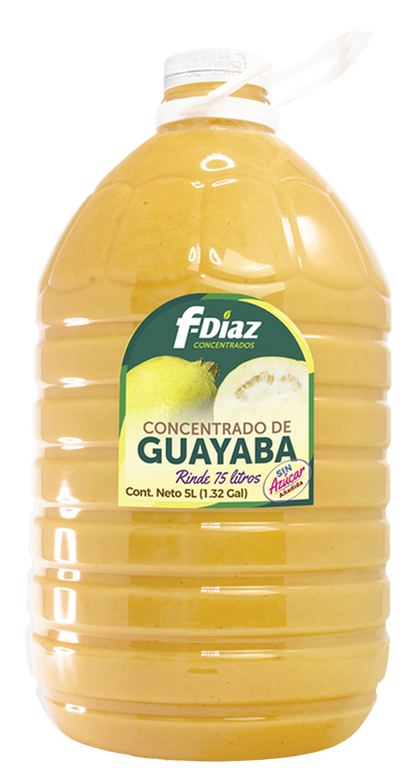 Concentrados F-díaz Caja Con 4 De 5 Litros Rinde 75 L C/u