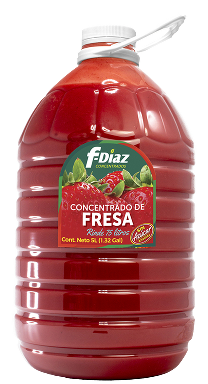 Concentrados F-díaz Caja Con 4 De 5 Litros Rinde 75 L C/u