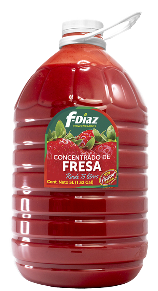 Concentrados F-díaz Caja Con 4 De 5 Litros Rinde 75 L C/u