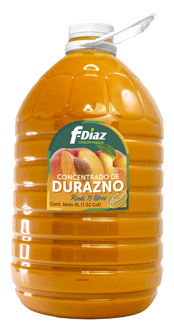 Concentrados F-díaz Caja Con 4 De 5 Litros Rinde 75 L C/u